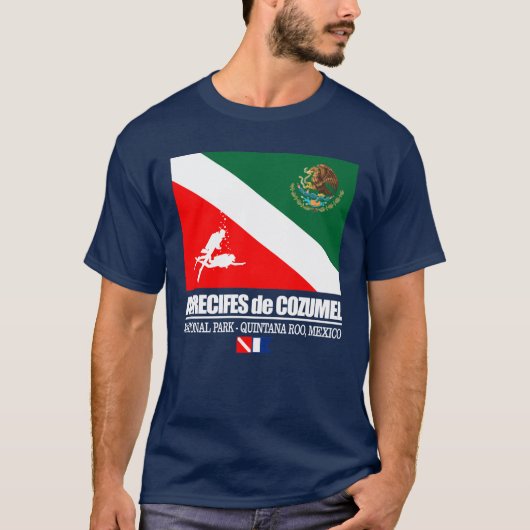 Arrecifes de Cozumel (sq) T-shirt (Voorkant)