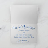 Arrenslee in de Winter Feestdagen Kaart (Binnen)