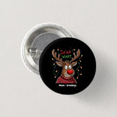 Arrenslee Wat? Grappige Interpretatie van Kerstmis Ronde Button 3,2 Cm (Voorkant /achterkant)