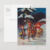 Arrensleeptocht Briefkaart (Voorkant / Achterkant)