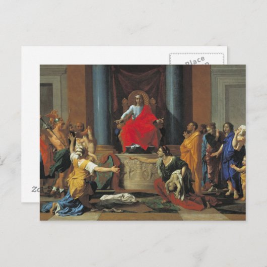 Arrest Solomon, 1649 Briefkaart (Voorkant / Achterkant)