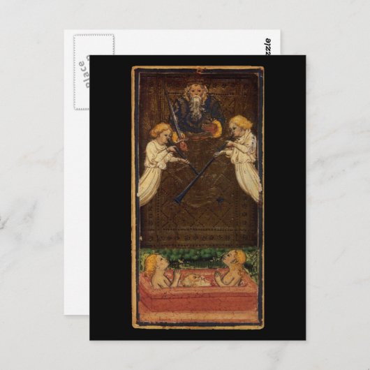 Arrest Tarot Card Briefkaart (Voorkant / Achterkant)