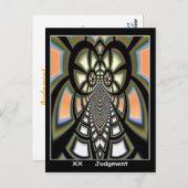 Arrest Tarot Card Briefkaart (Voorkant / Achterkant)