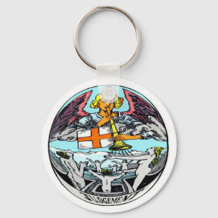 Arrest Tarot Card Sleutelhanger