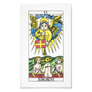 Arrest Tarot Kaart Foto Afdruk