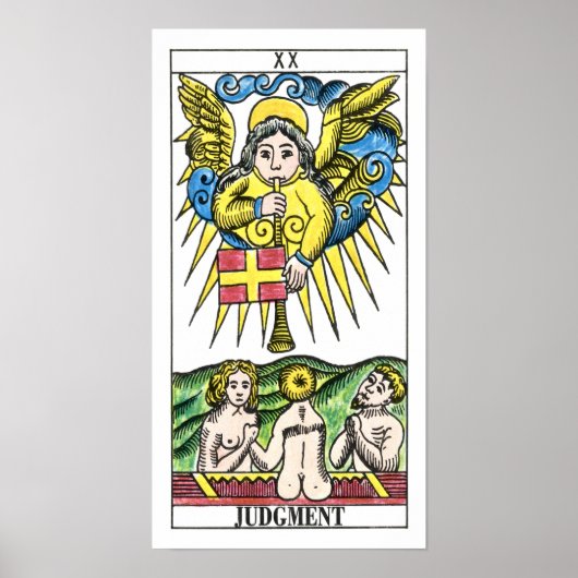 Arrest Tarot Kaart Poster (Voorkant)