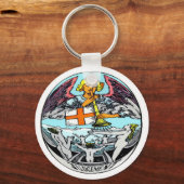 Arrest Tarot Kaart Sleutelhanger (Voorkant)