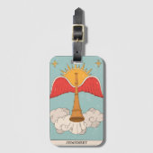 Arrest tarotkaart modern majoor Arcana Bagagelabel (Voorkant (verticaal))