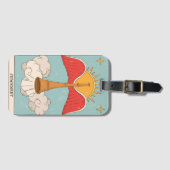 Arrest tarotkaart modern majoor Arcana Bagagelabel (Voorkant (horizontaal))