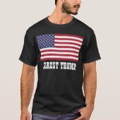 ARREST TRUMP T-SHIRT (Voorkant)