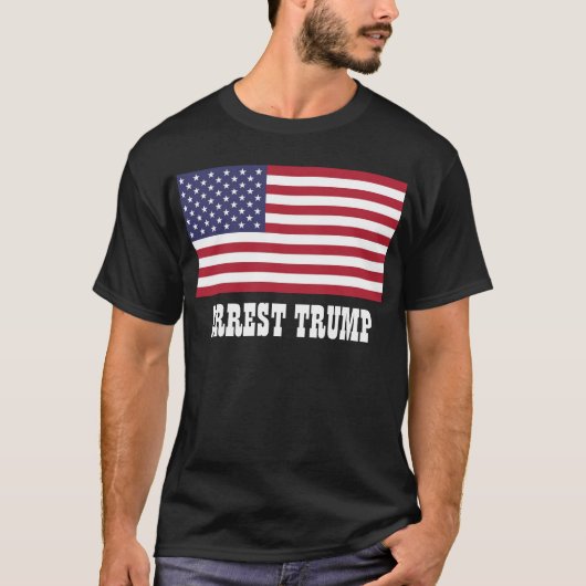 ARREST TRUMP T-SHIRT (Voorkant)