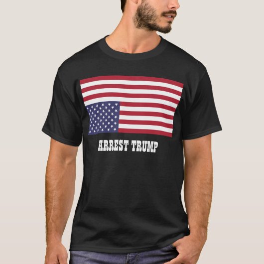 ARREST TRUMP T-SHIRT (Voorkant)