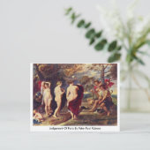 Arrest van het hof van Parijs, Peter Paul Rubens Briefkaart (Staand voorkant)