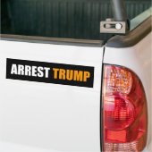 Arrestatie trump Indict trump - mar a lago documen Bumpersticker (Op Truck)