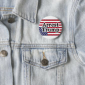 Arrestatie Trump Ronde Button 5,7 Cm (In situ)