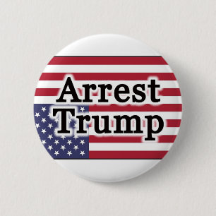 Arrestatie Trump Ronde Button 5,7 Cm