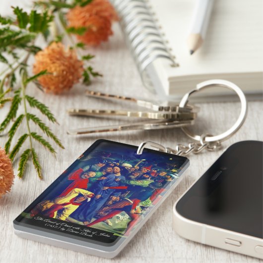 Arrestatie van Christus Sleutelhanger (Voorkant Rechts)