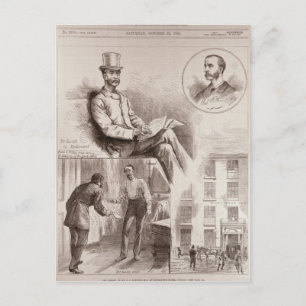 Arrestatie van de heer C.S. Parnell, parlementslid Briefkaart