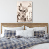 Arrestatie van de heer C.S. Parnell, parlementslid Canvas Afdruk (Insitu (Slaapkamer))