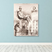 Arrestatie van de heer C.S. Parnell, parlementslid Canvas Afdruk (Insitu (Houten vloer))