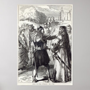 Arrestatie van de hertog van Gloucester Poster