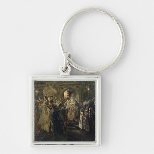 Arrestatie van de "metropolitan" Philip, 1910 Sleutelhanger (Voorkant)
