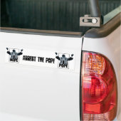 Arresteer de paus bumpersticker (Op Truck)