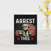 Arresteer deze Trump 2024 veroordeelde misdadiger  Kaart (Gele Bloem)