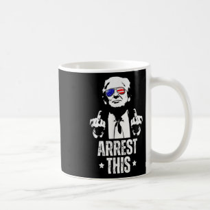 Arresteer deze Trump Fingers Pro Trump Koffiemok