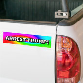 Arresteer Trump! Bumpersticker (Op Truck)