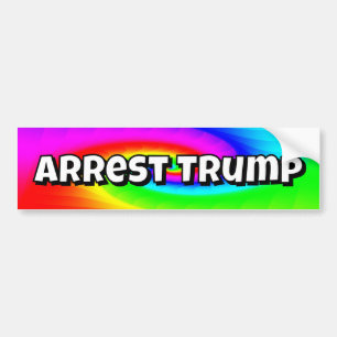 Arresteer Trump (je mag de woorden veranderen) Bumpersticker