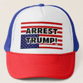 ARRESTEER TRUMP! TRUCKER PET (Voorkant)