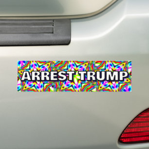 ARRESTEREN TRUMP (je kan de woorden veranderen) Bumpersticker