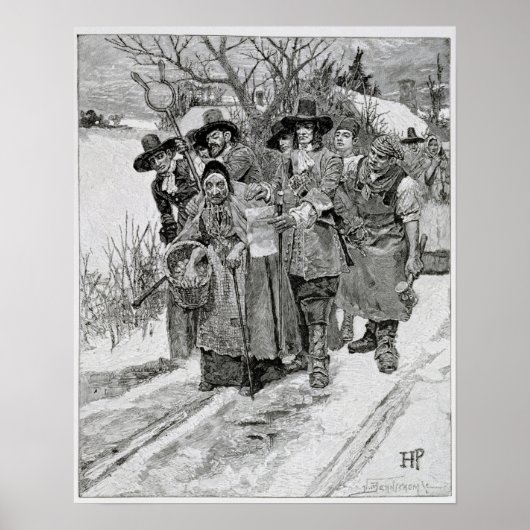 Arresteren van een heks poster (Voorkant)