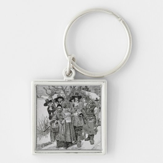 Arresteren van een heks sleutelhanger (Voorkant)