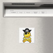 ARRGH - glimlachend emoticon Pirate Magneet (Insitu (Vaatwasser))