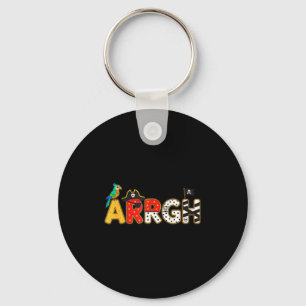 Arrgh piraat halloween kinderkostuum pompoen grap sleutelhanger