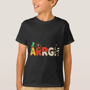 Arrgh piraat halloween kinderkostuum pompoen grap t-shirt
