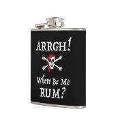 Arrgh! Waar ben ik Rum? Grappig praten als een pir Heupfles (Links)