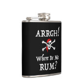 Arrgh! Waar ben ik Rum? Grappig praten als een pir Heupfles (Rechts)