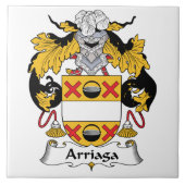 Arriaga Family Crest Tegeltje (Voorkant)