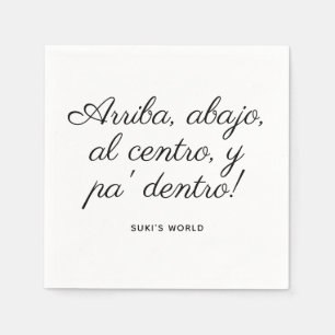 Arriba Abajo Al Centro Y Pa’ Dentro! Aangepast Servet