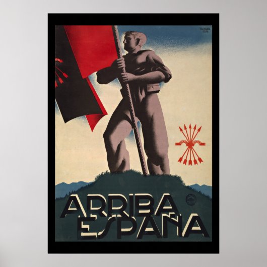 Arriba Espana Spaans Poster van de propaganda voor (Voorkant)