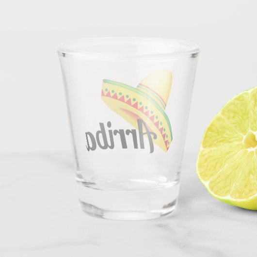 Arriba Mexican Toast Shot Glas (Achterkant)