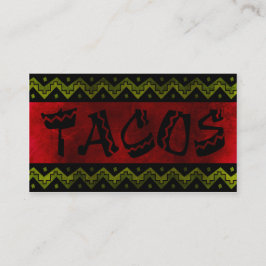 arriba taco stand ( loyalty punch card )