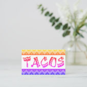 Arriba Taco's (Loyalty Punch Card) Klantenkaartje (Staand voorkant)