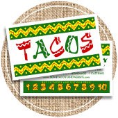 Arriba Taco's (Loyalty Punch Card) Klantenkaartje