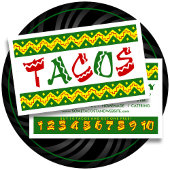 Arriba Taco's (Loyalty Punch Card) Klantenkaartje