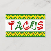 Arriba Taco's (Loyalty Punch Card) Klantenkaartje (Voorkant)