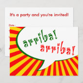 arriba. : zeepbel in de strip kaart (Voorkant / Achterkant)